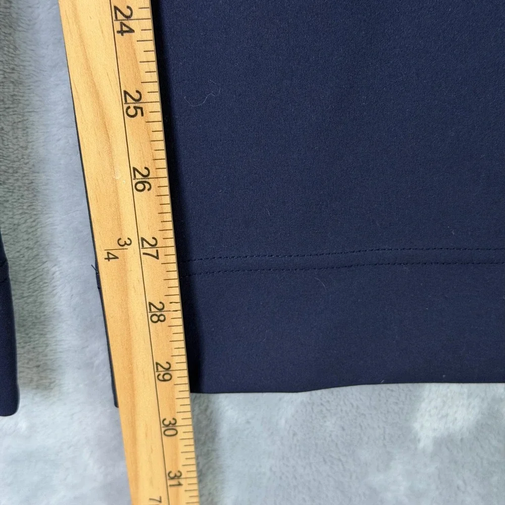 Halara Halotek Air Pants Womens L Midnight Blue Straight‎ Leg High Rise Pockets